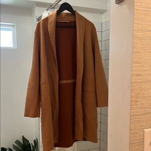 ZARA Tan Open Front Coat ‼️PRICE DROP‼️
